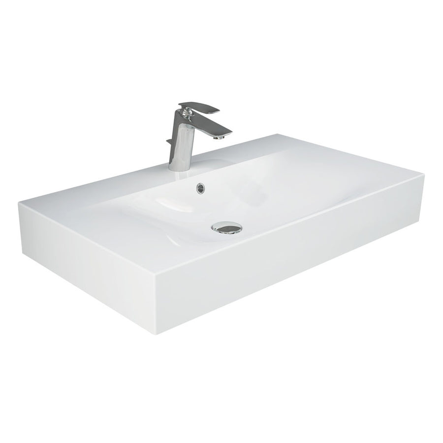RAK Des 81 Wall Basin, 1 Tap Hole  – Pilbara Bathroom Warehouse Perth and regional Western Australia