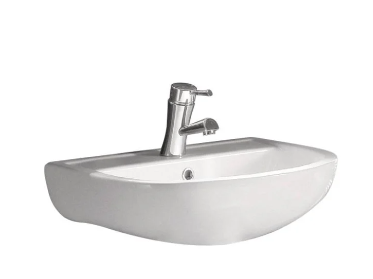 RAK Compact 450 Wall Basin, 3 Tap Holes – Pilbara Bathroom Warehouse Perth and regional Western Australia