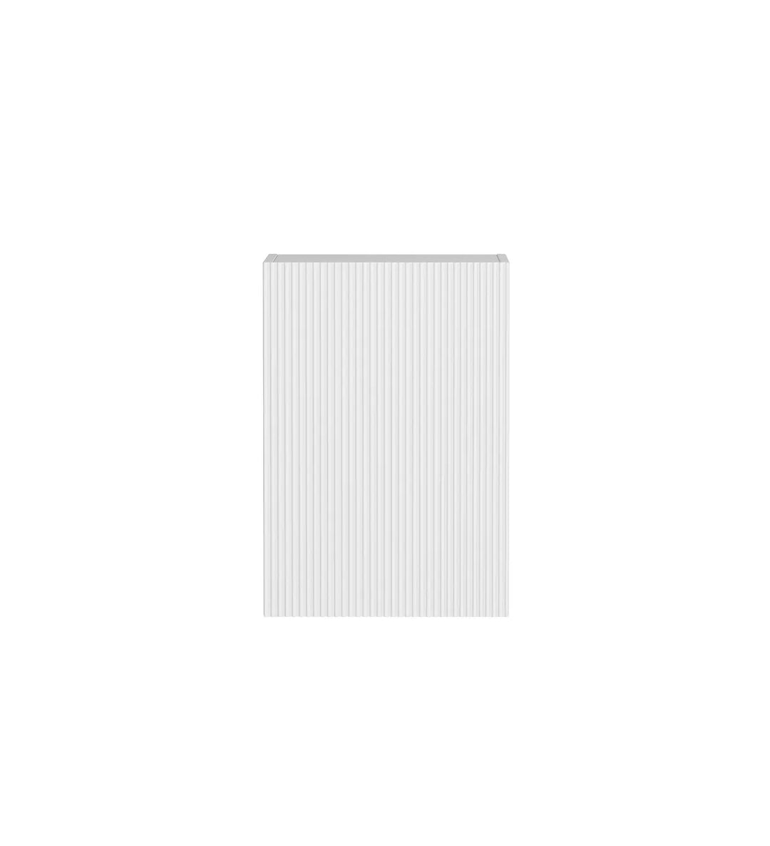 Bondi Laundry 415 Fluted White Wall Cabinet