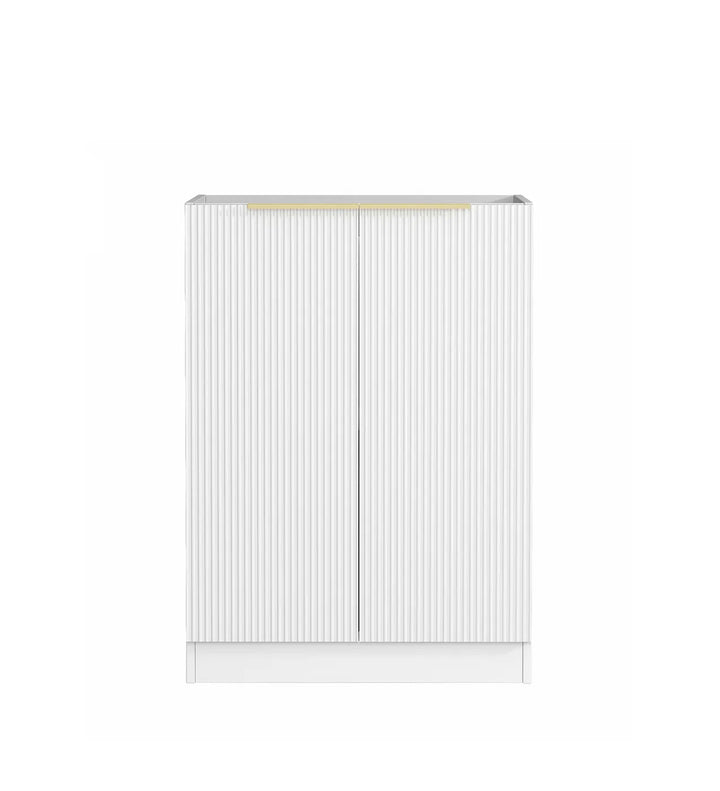 Bondi White Laundry Kit with Stainless Steel Sink and Quartz Stone Top