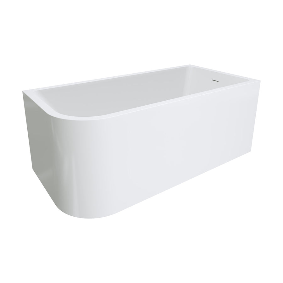 Hustle Left-Hand Multi-Fit Acrylic Bath, 1500mm with Overflow - Pilbara Bathroom Warehouse Perth and regional Western Australia