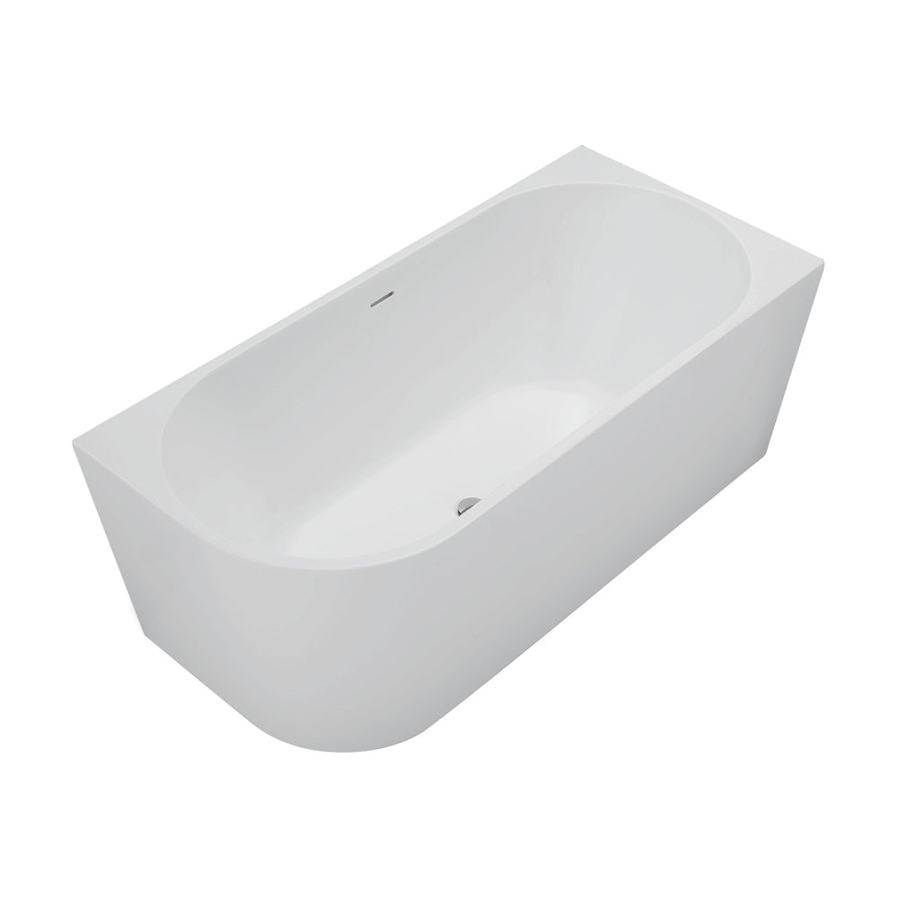 Isabella Left-Hand Corner Bath, Matte White, 1500mm - Pilbara Bathroom Warehouse Perth and regional Western Australia