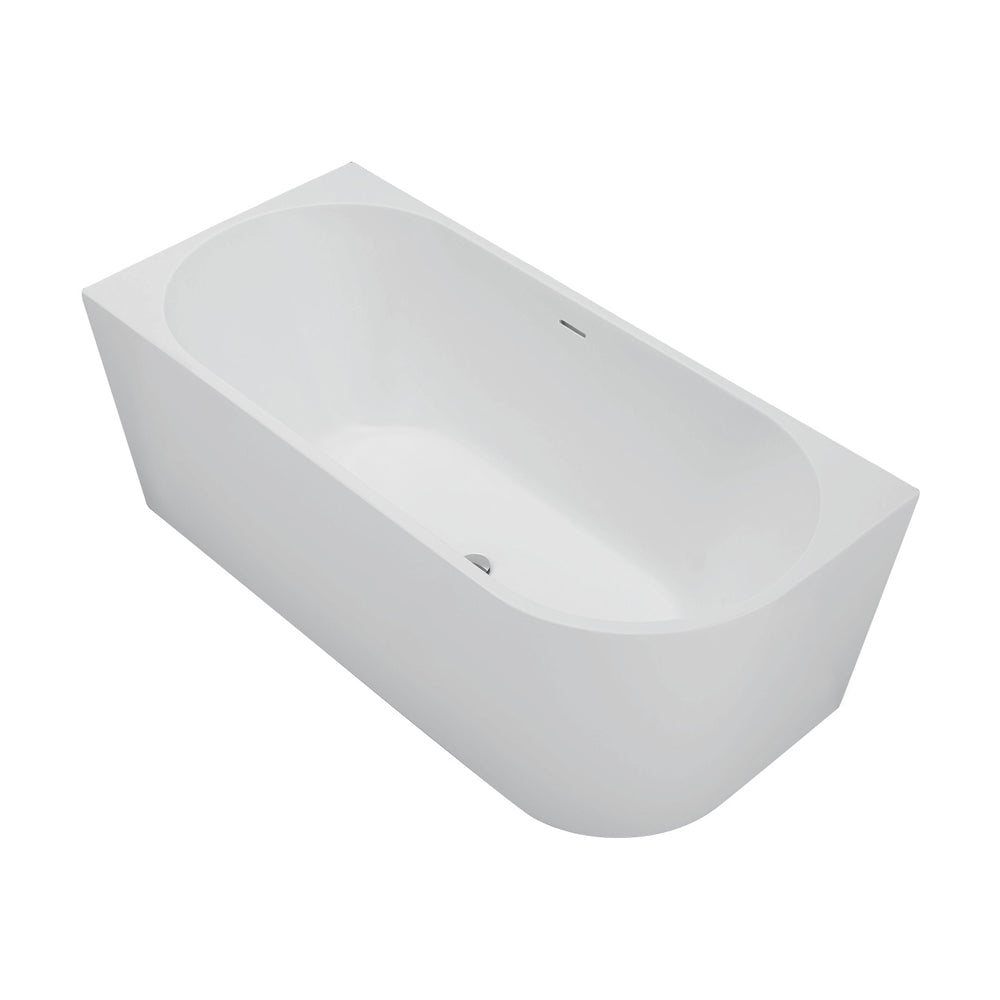 Isabella Right-Hand Corner Bath, Matte White, 1500mm - Pilbara Bathroom Warehouse Perth and regional Western Australia