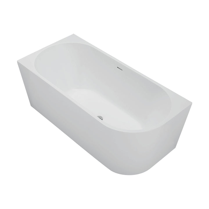 Isabella Right-Hand Corner Bath, Matte White, 1500mm - Pilbara Bathroom Warehouse Perth and regional Western Australia