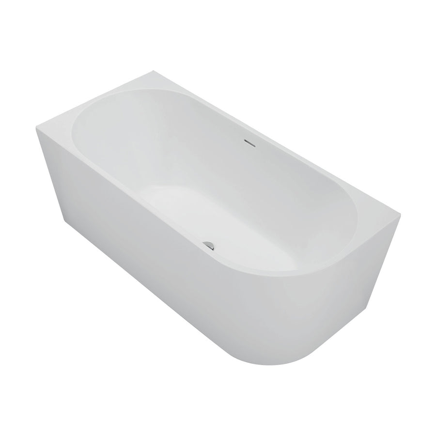 Isabella Right-Hand Corner Bath, Matte White, 1500mm - Pilbara Bathroom Warehouse Perth and regional Western Australia