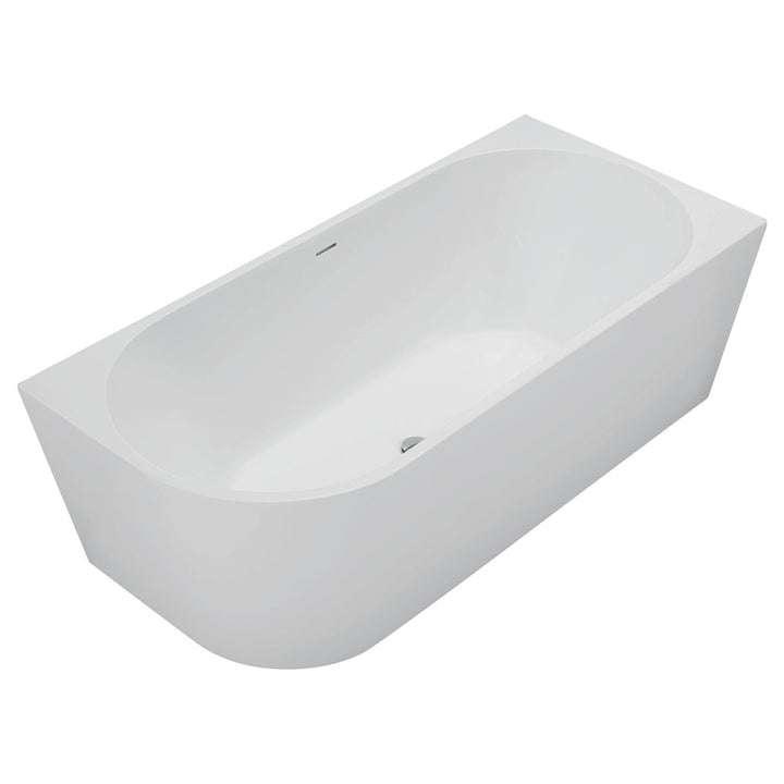 Isabella Left-Hand Corner Bath, Matte White, 1700mm - Pilbara Bathroom Warehouse Perth and regional Western Australia