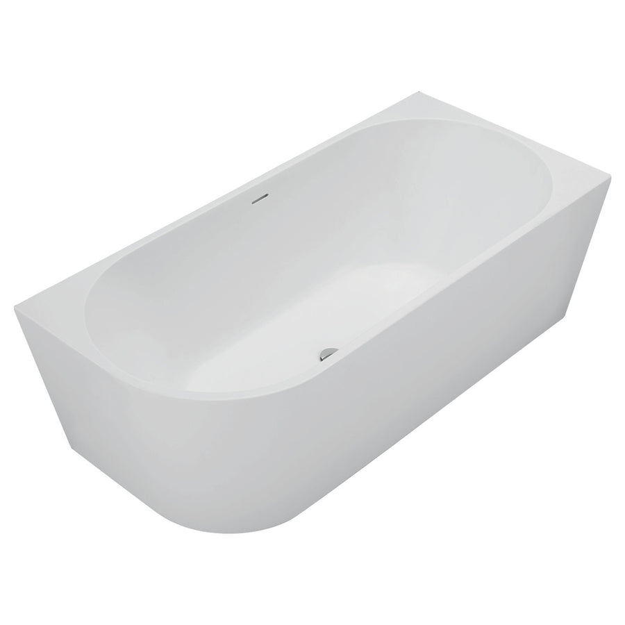 Isabella Left-Hand Corner Bath, Matte White, 1700mm - Pilbara Bathroom Warehouse Perth and regional Western Australia