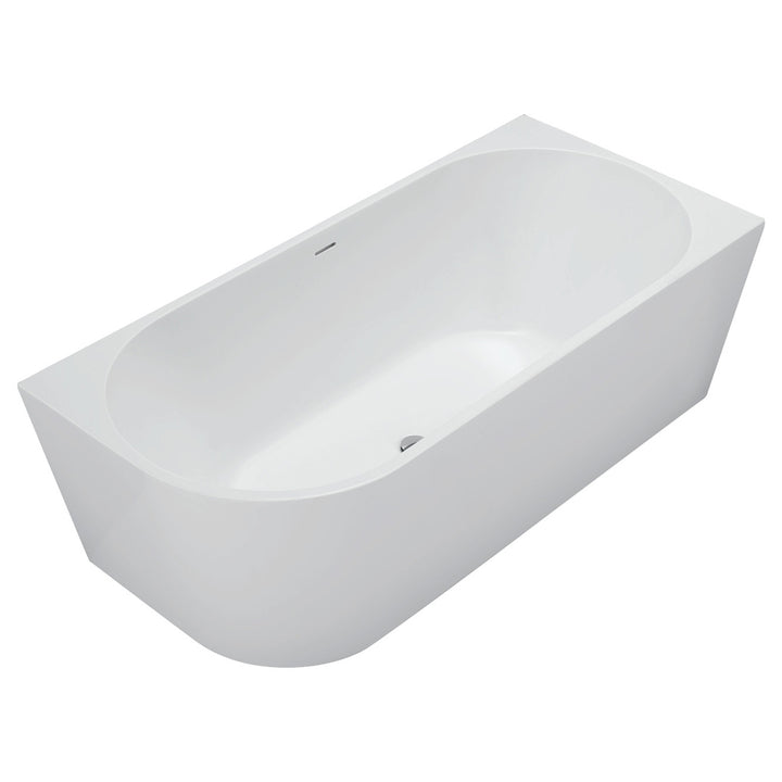 Isabella Left-Hand Corner Bath, Gloss White, 1700mm - Pilbara Bathroom Warehouse Perth and regional Western Australia