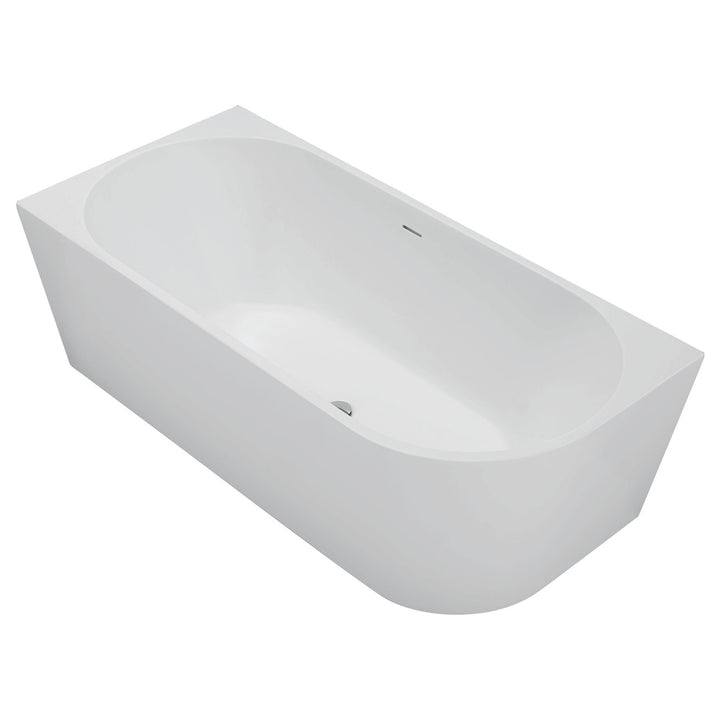 Isabella Right-Hand Corner Bath, Matte White, 1700mm - Pilbara Bathroom Warehouse Perth and regional Western Australia