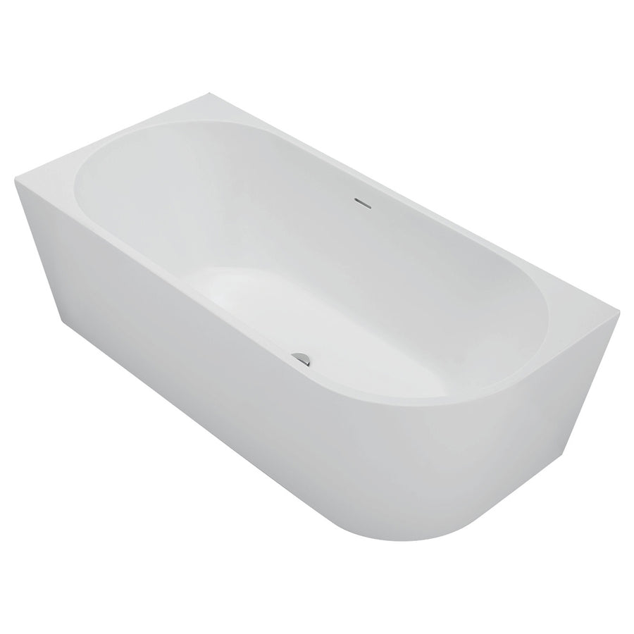 Isabella Right-Hand Corner Bath, Matte White, 1700mm - Pilbara Bathroom Warehouse Perth and regional Western Australia