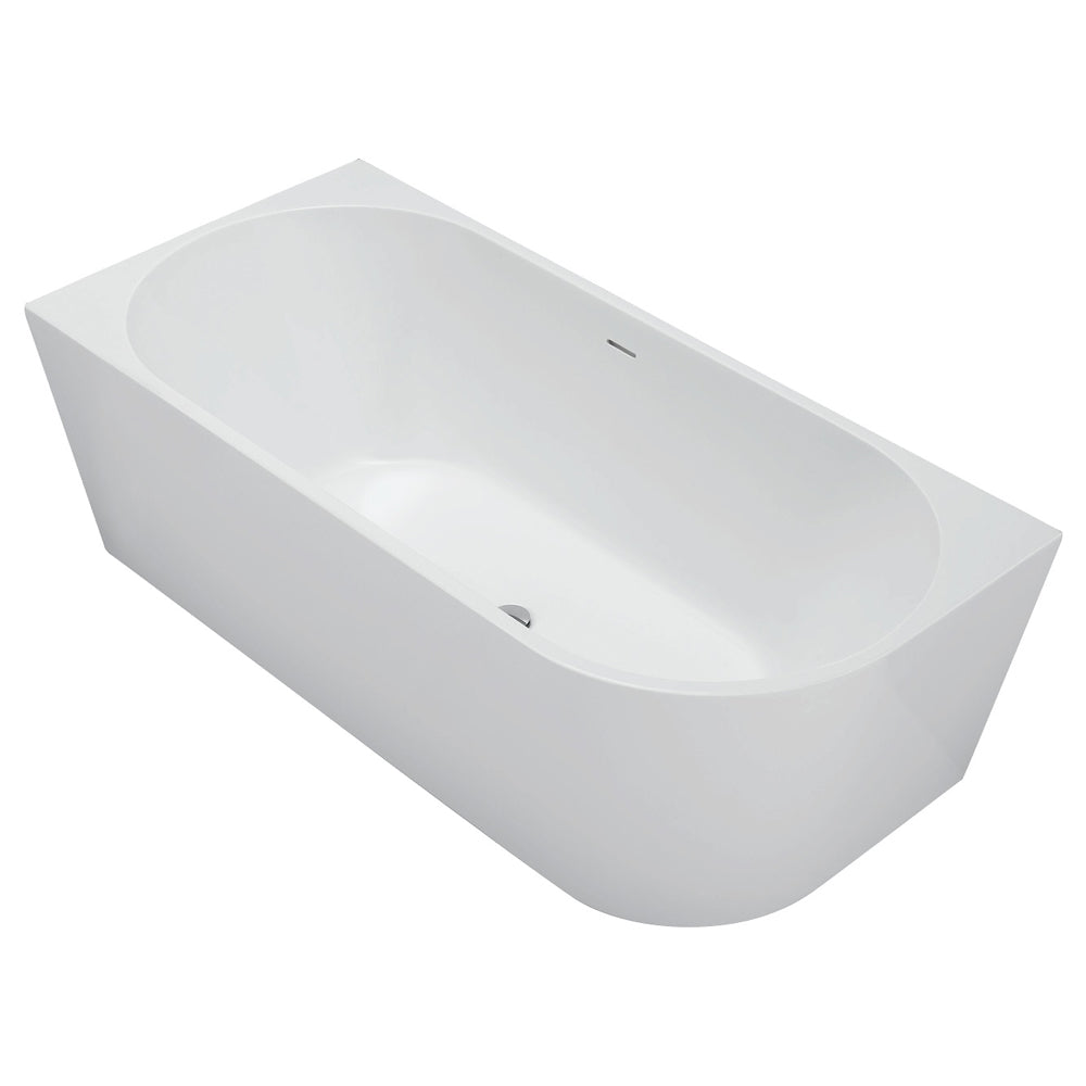 Isabella Right-Hand Corner Bath, Gloss White, 1700mm - Pilbara Bathroom Warehouse Perth and regional Western Australia