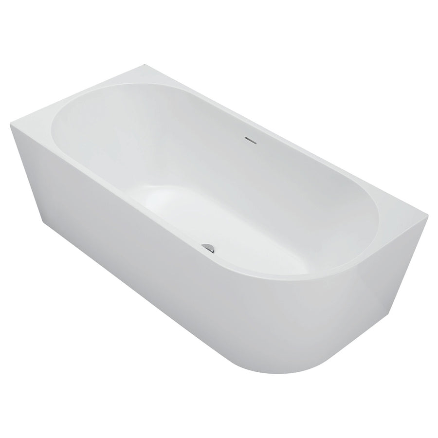 Isabella Right-Hand Corner Bath, Gloss White, 1700mm - Pilbara Bathroom Warehouse Perth and regional Western Australia