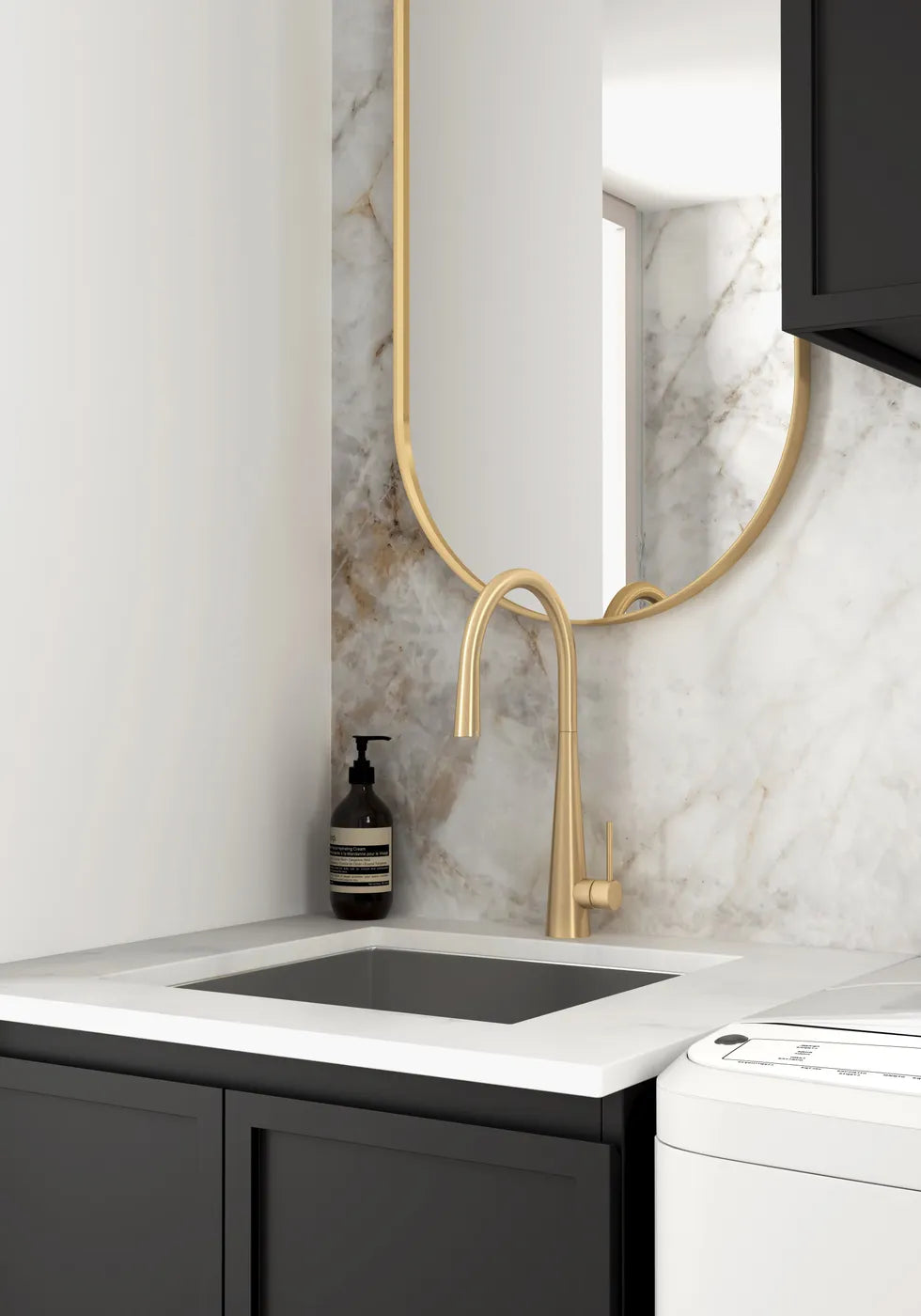 Hampshire Black Mini Laundry