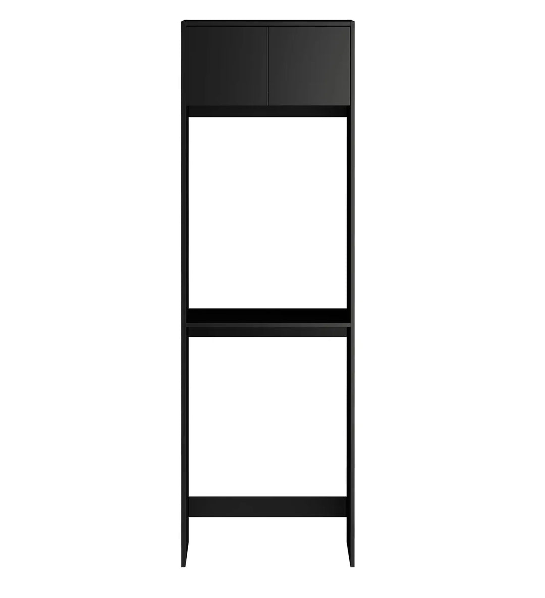 Hampshire Black Tall Washing Machine Cabinet 2100mm