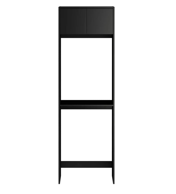 Hampshire Black Tall Washing Machine Cabinet 2100mm