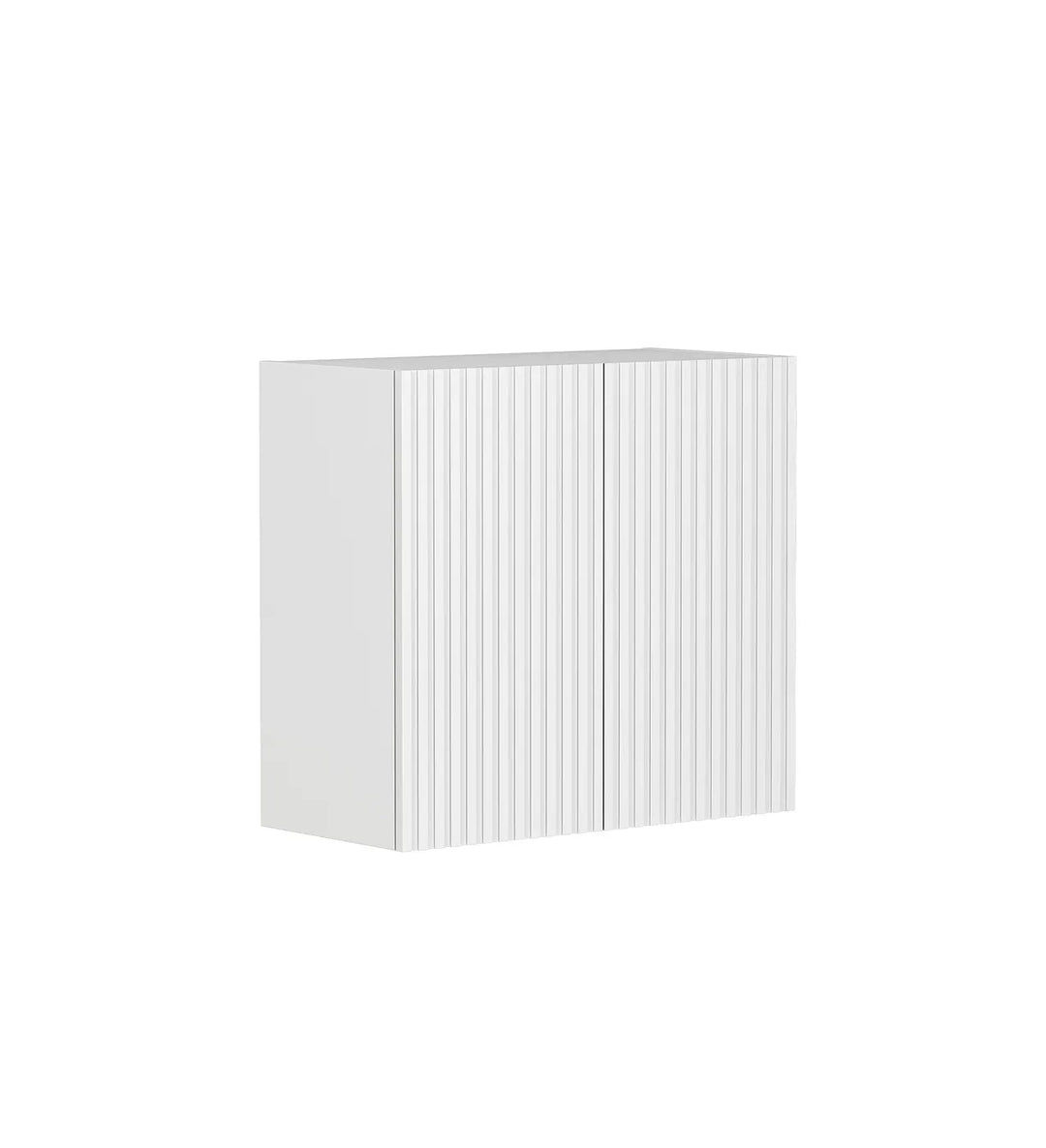 Noosa Laundry 630 Fluted White Wall Cabinet