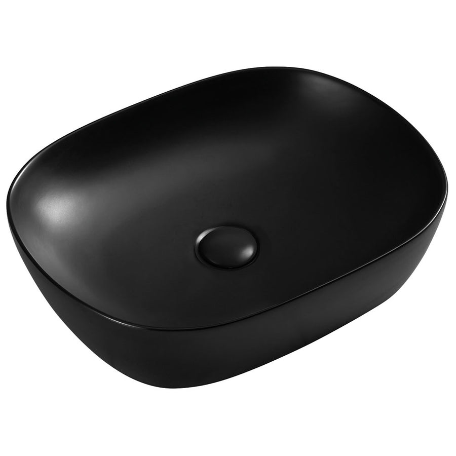 Koko 465 Matte Black Above Counter Basin – Pilbara Bathroom Warehouse Perth and regional Western Australia