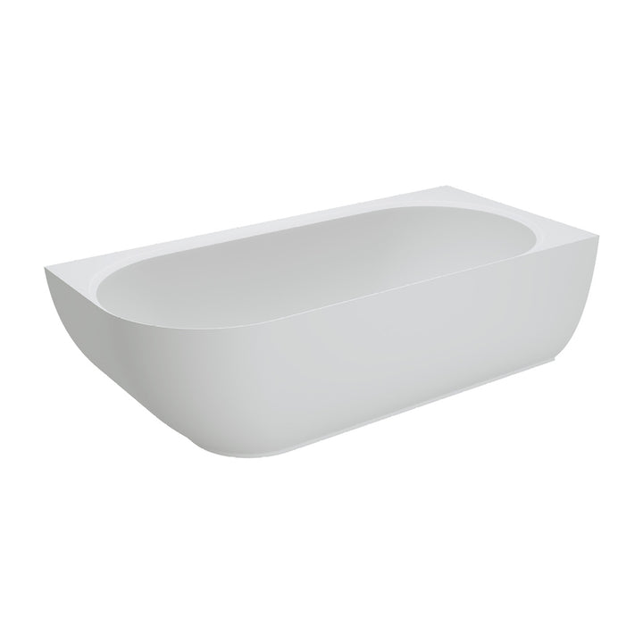 Matta Left-Hand Corner Bath 1700mm – Space-Saving Solid Surface Bath – Pilbara Bathroom Warehouse Perth and regional Western Australia