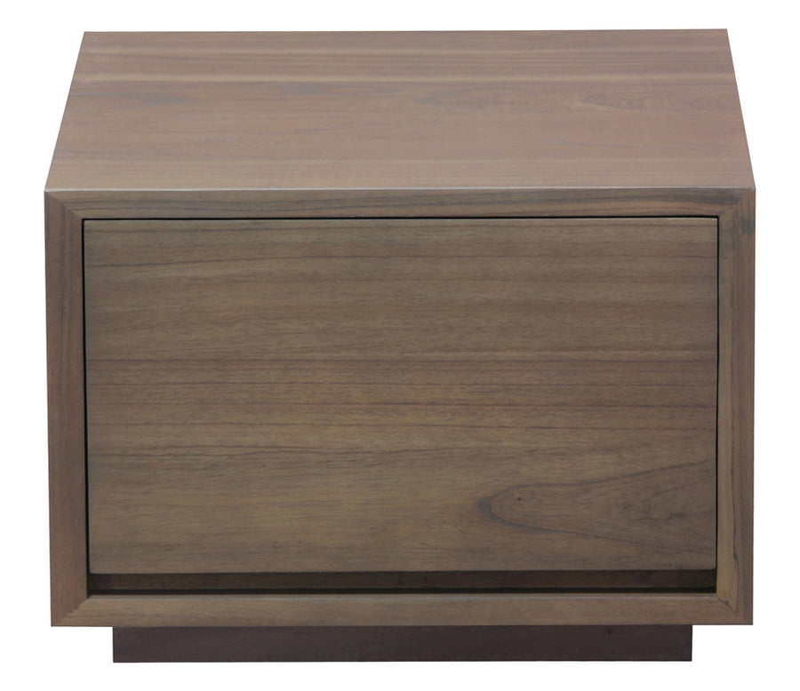 Stylish Bedside Table with Ample Storage in White Cedar Finish – Pilbara Bathroom Warehouse Perth and regional Western Australia