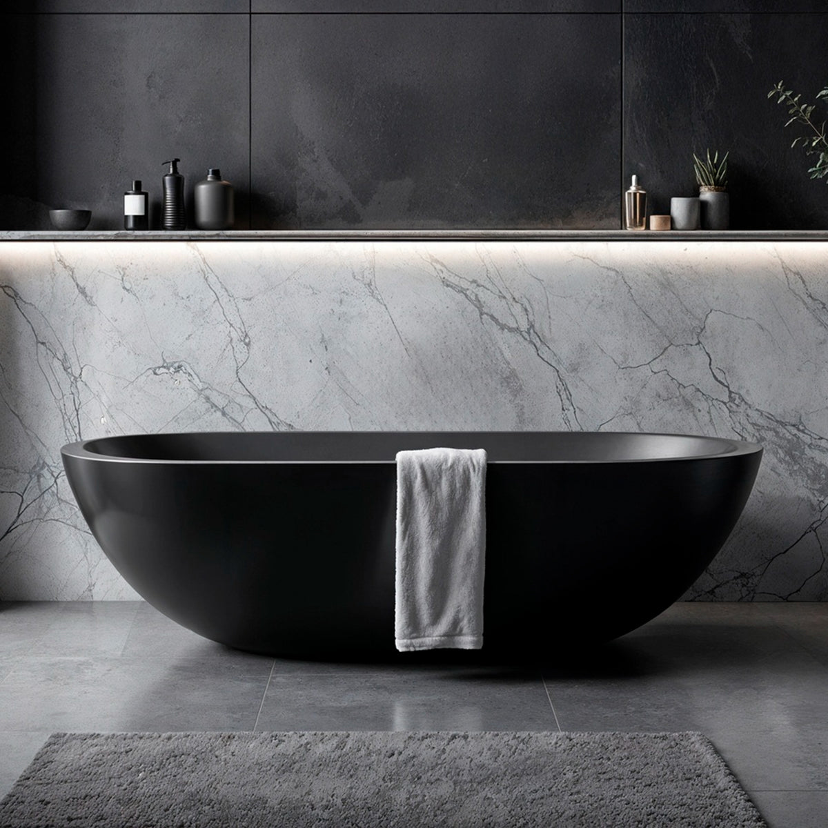 Black bath