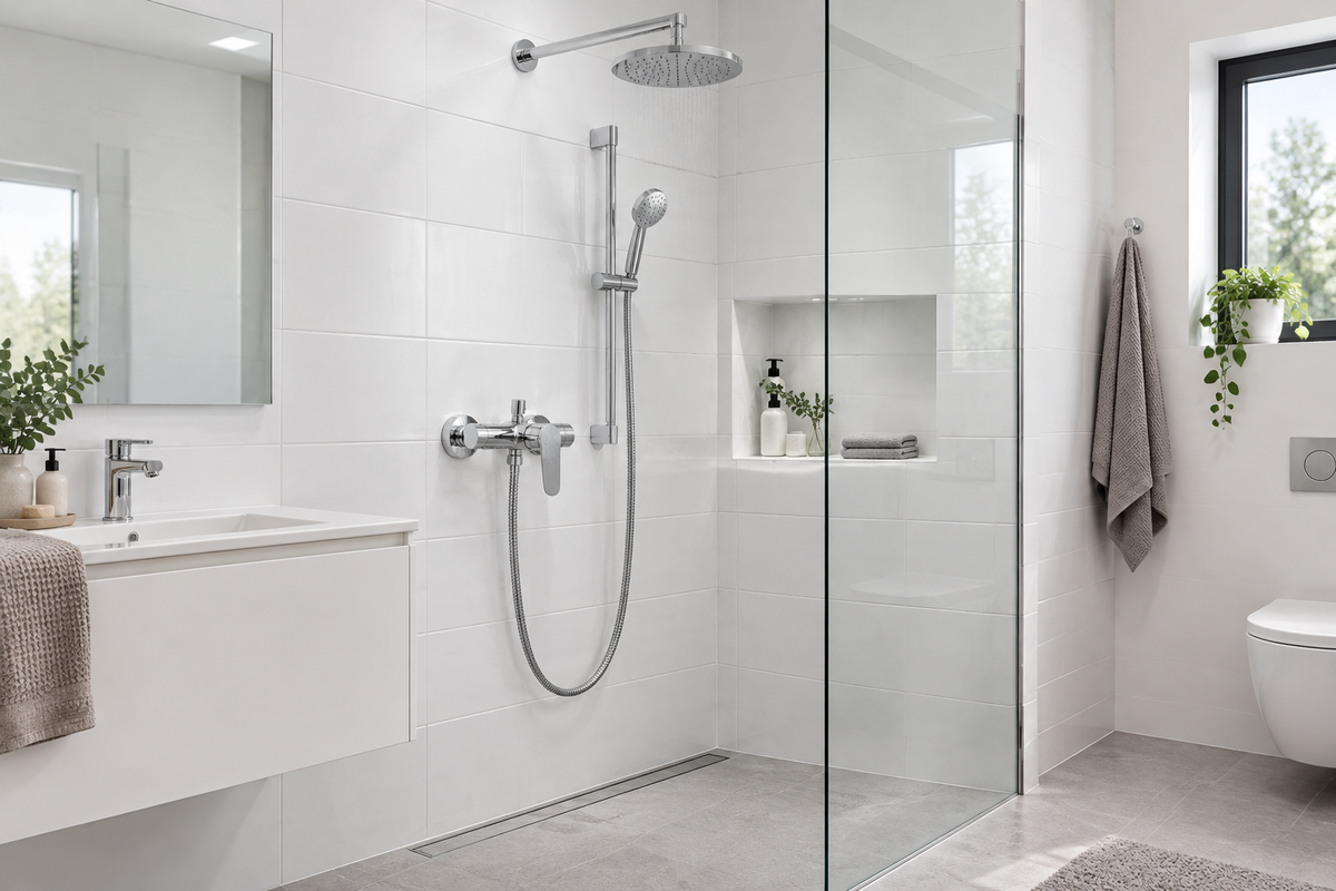 Shower Mixers with Diverters