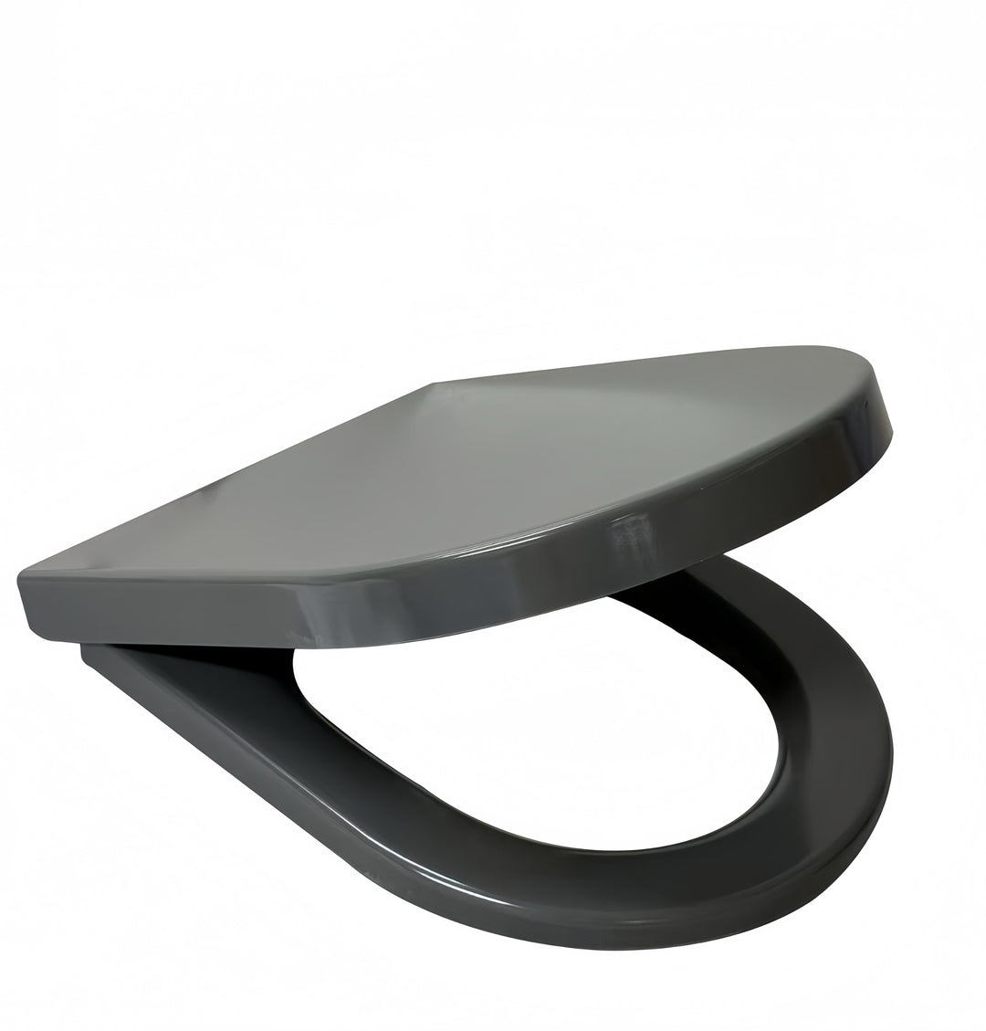 Universal Toilet Seat, Gloss Grey