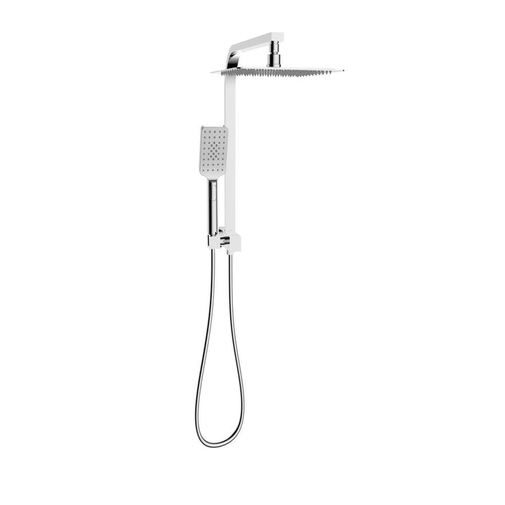 Sky Twin Shower Square Chrome