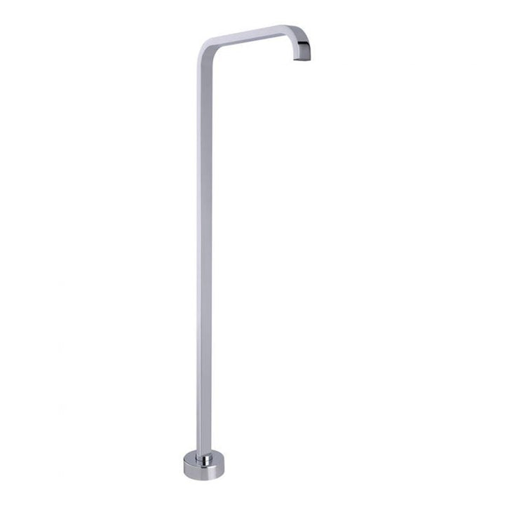 Cube Freestanding Bath Spout - Chrome