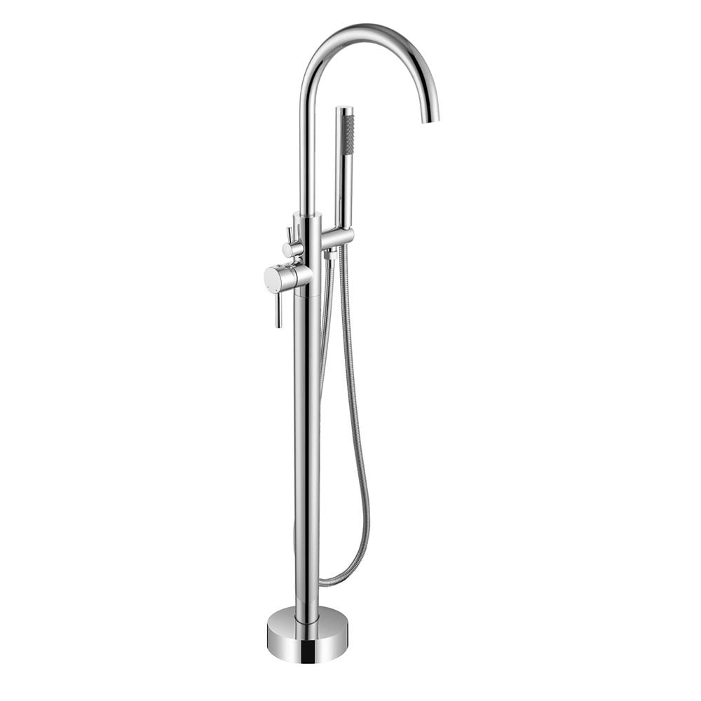 Fiona Freestanding Mixer & Handshower - Chrome