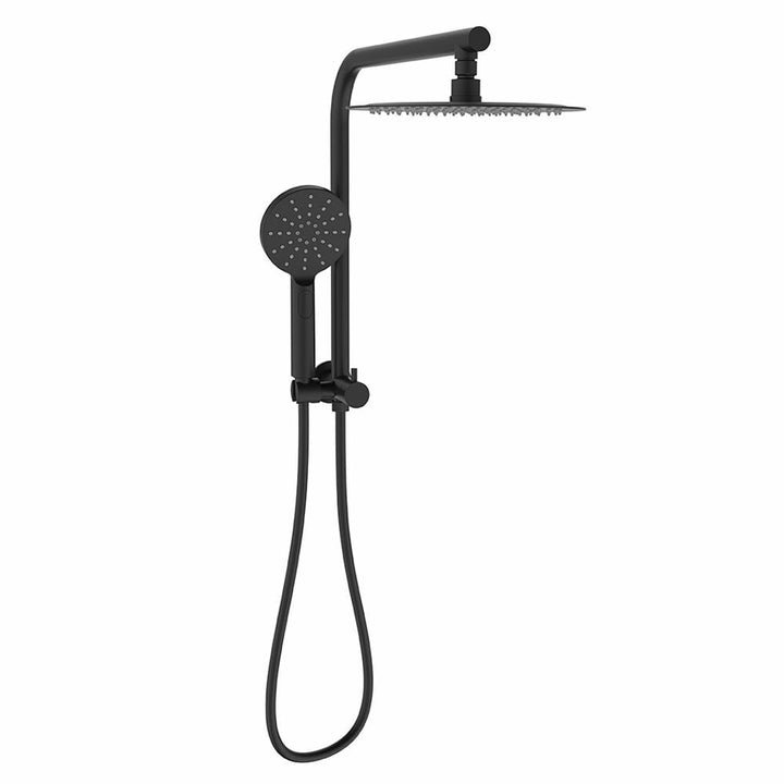 Sky Twin Shower Round Black
