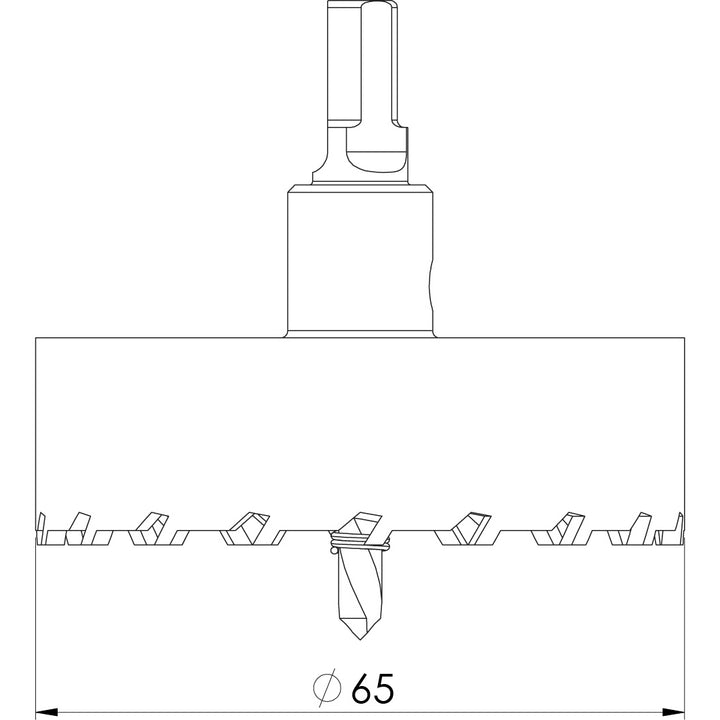 Tungsten Cutter 65mm