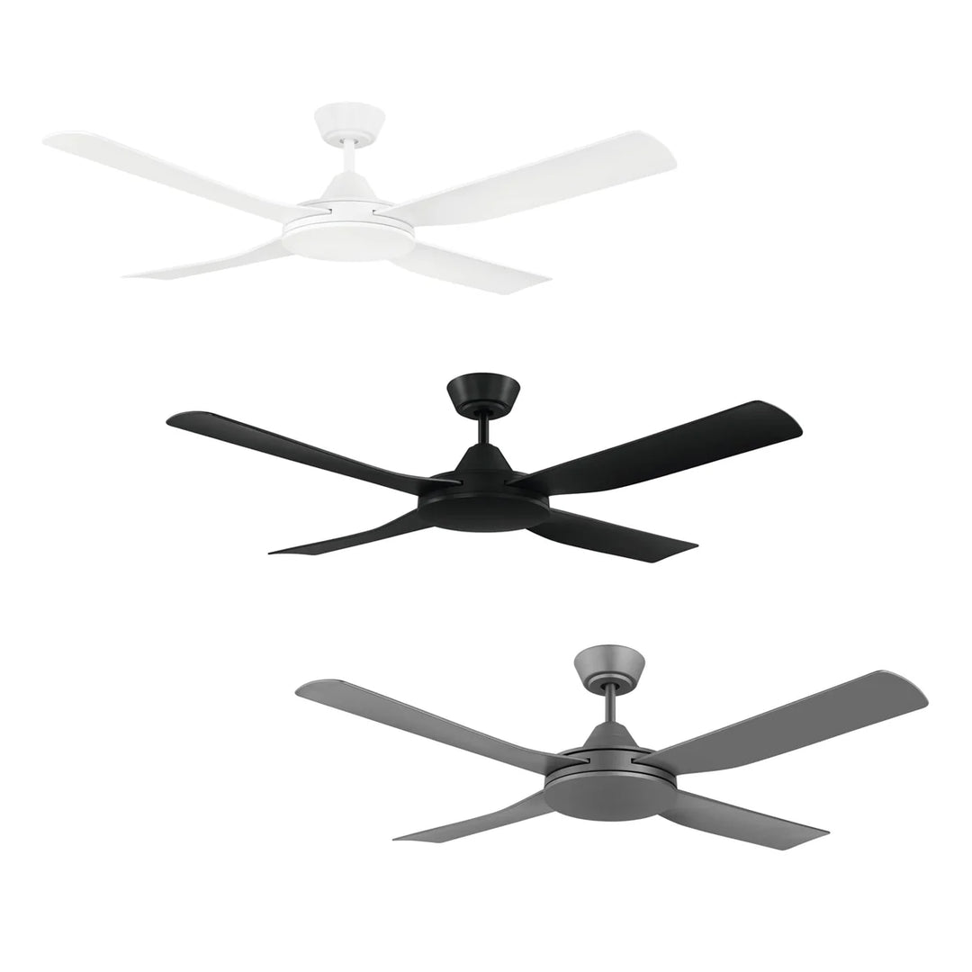 52" Bondi AC Ceiling Fan White, Black, Titanium 203624, 203625, 204742 Eglo Lighting