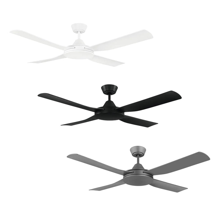 52" Bondi AC Ceiling Fan White, Black, Titanium 203624, 203625, 204742 Eglo Lighting