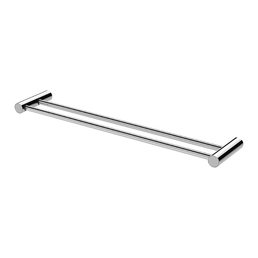 1 Vivid Slimline Double Towel Rail 600mm, Accessories – Pilbara Bathroom Warehouse