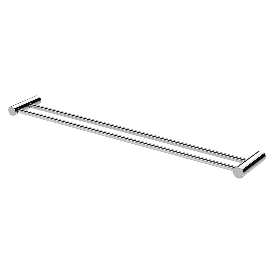 1 Vivid Slimline Double Towel Rail 800mm, Accessories – Pilbara Bathroom Warehouse