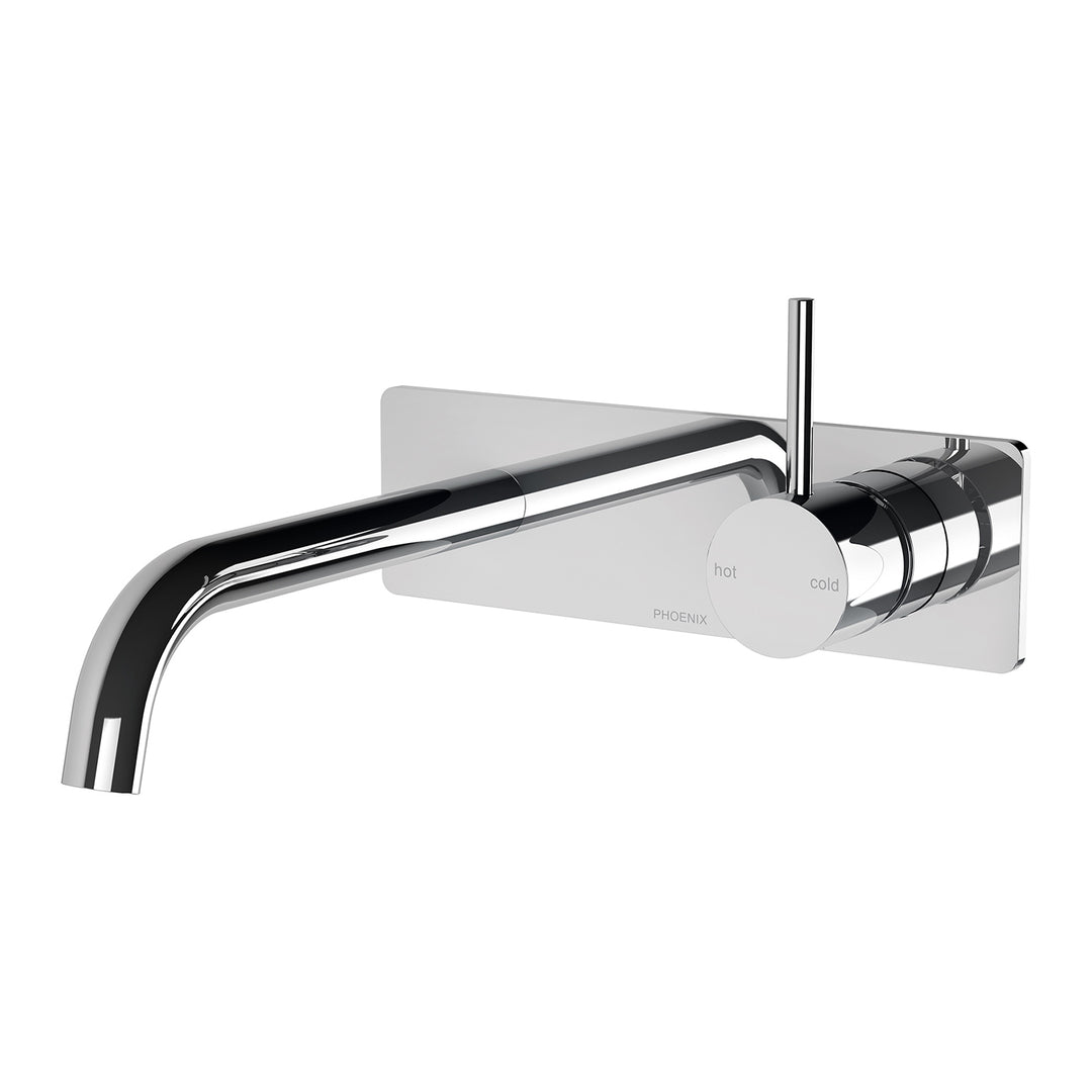 1 Vivid Slimline Up Basin / Bath Wall Mixer Set, Mixers – Pilbara Bathroom Warehouse