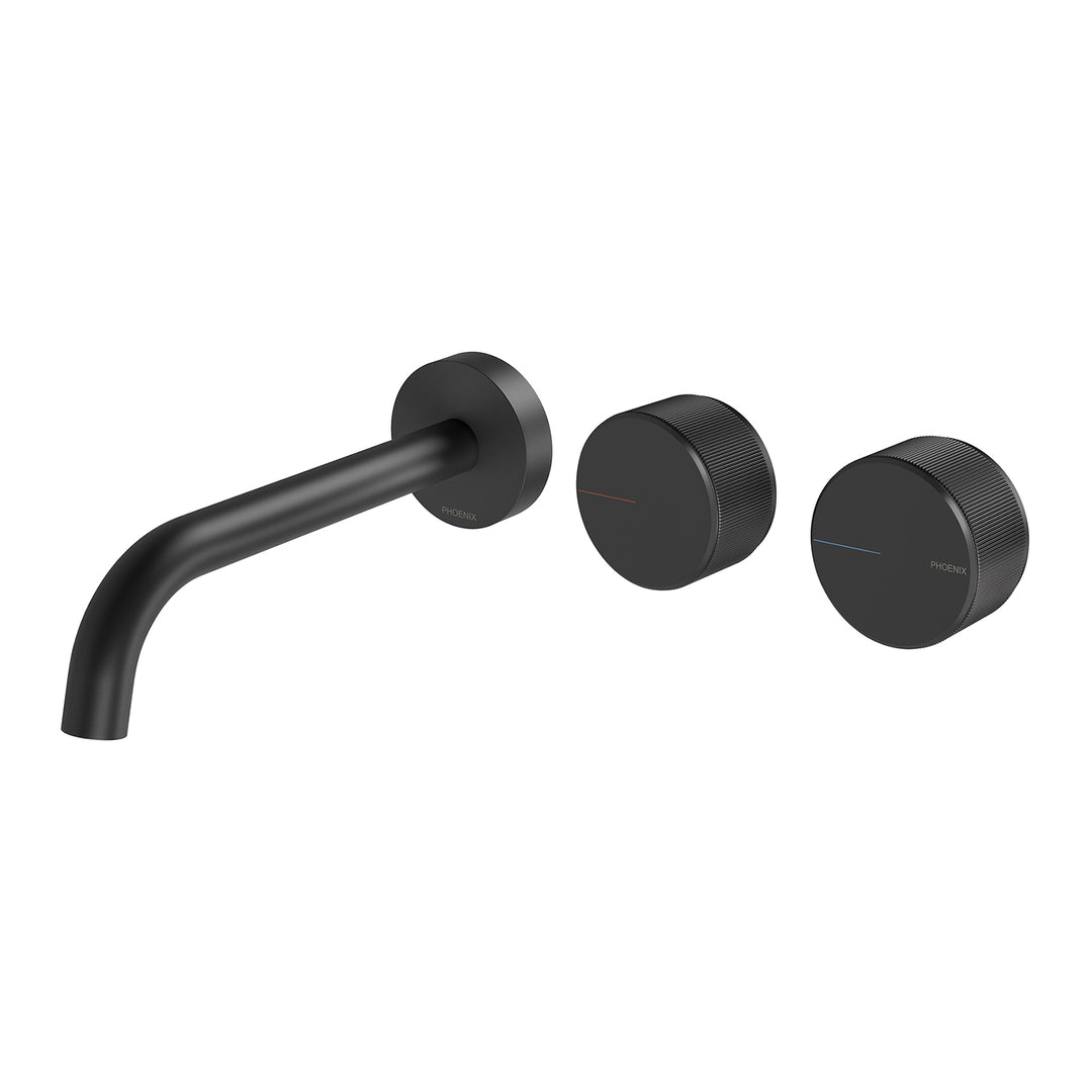3 Axia Wall Basin / Bath Curved Outlet Hostess Set 180mm, Tapware – Pilbara Bathroom Warehouse