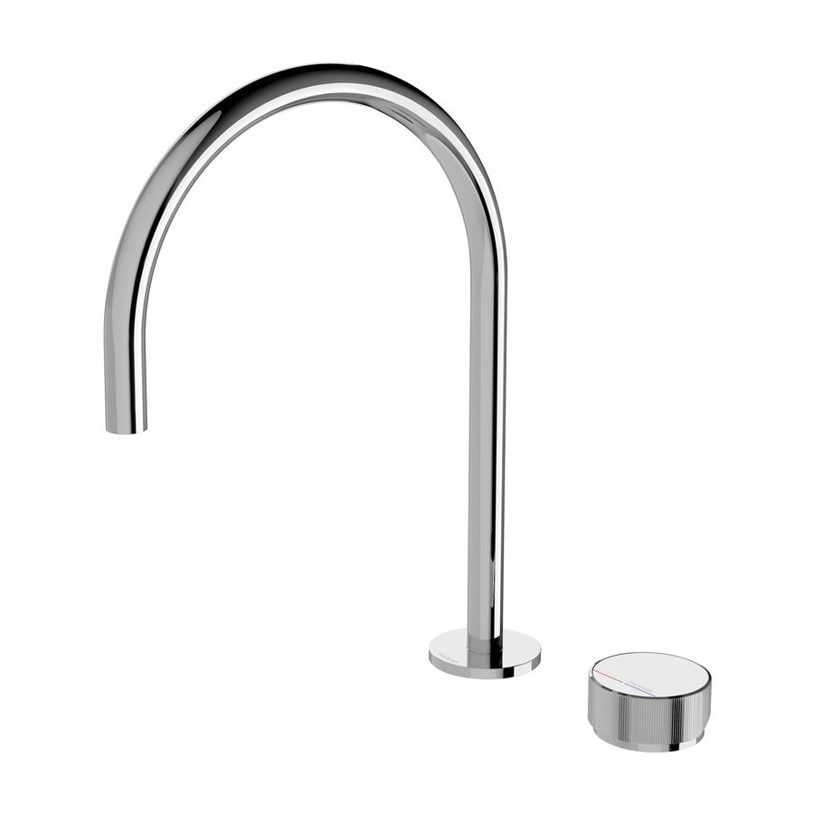 1 Axia Hob Sink Mixer Set 220mm Gooseneck, Mixers – Pilbara Bathroom Warehouse