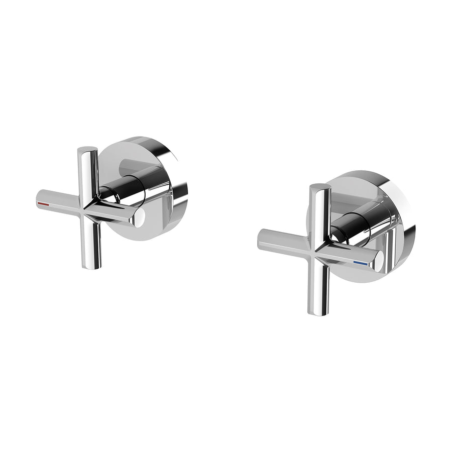 1 Vivid Slimline Plus Wall Top Assemblies 15mm Extended Spindles, Tapware – Pilbara Bathroom Warehouse