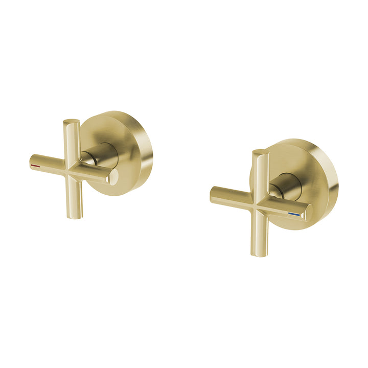 4 Vivid Slimline Plus Wall Top Assemblies 15mm Extended Spindles, Tapware – Pilbara Bathroom Warehouse