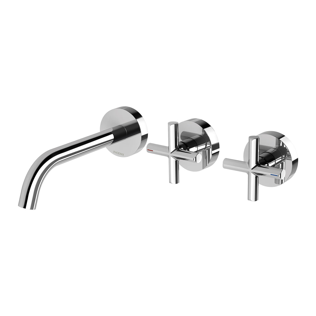 3 Vivid Slimline Plus Wall Basin / Bath Hostess Set 180mm Outlet , Tapware – Pilbara Bathroom Warehouse