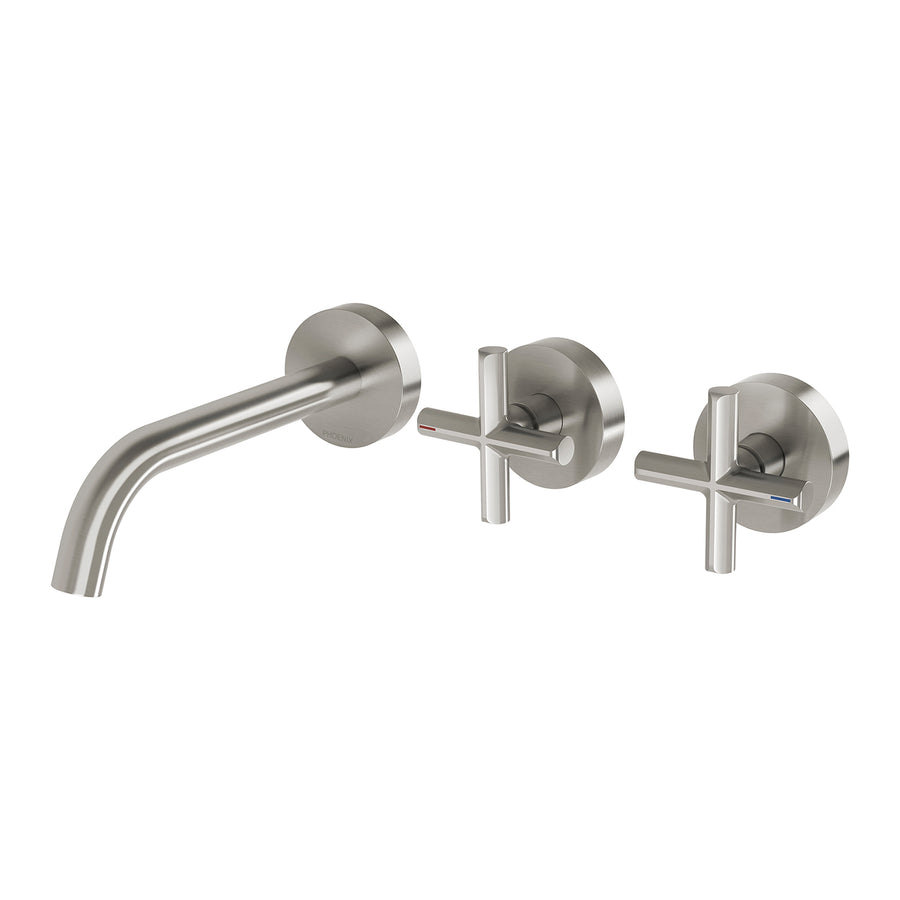 1 Vivid Slimline Plus Lever Wall Basin / Bath Hostess Set 180mm Outlet, Tapware – Pilbara Bathroom Warehouse