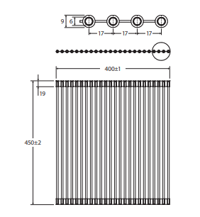 Hana Sink Roll Up Drainer, Stainless Steel