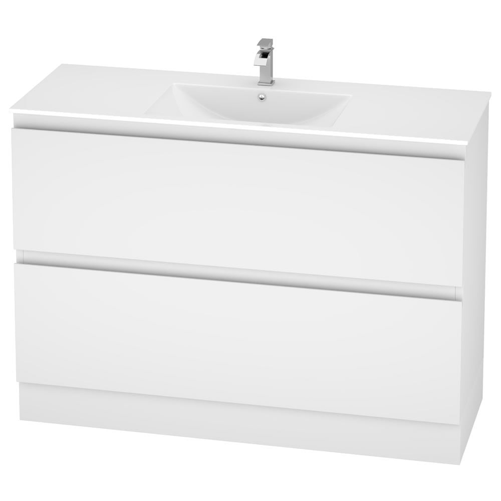 Marine 75cm Drawer Vanity with Bottom Shelf PVC Cabinet – Pilbara Bathroom Warehouse Perth WA