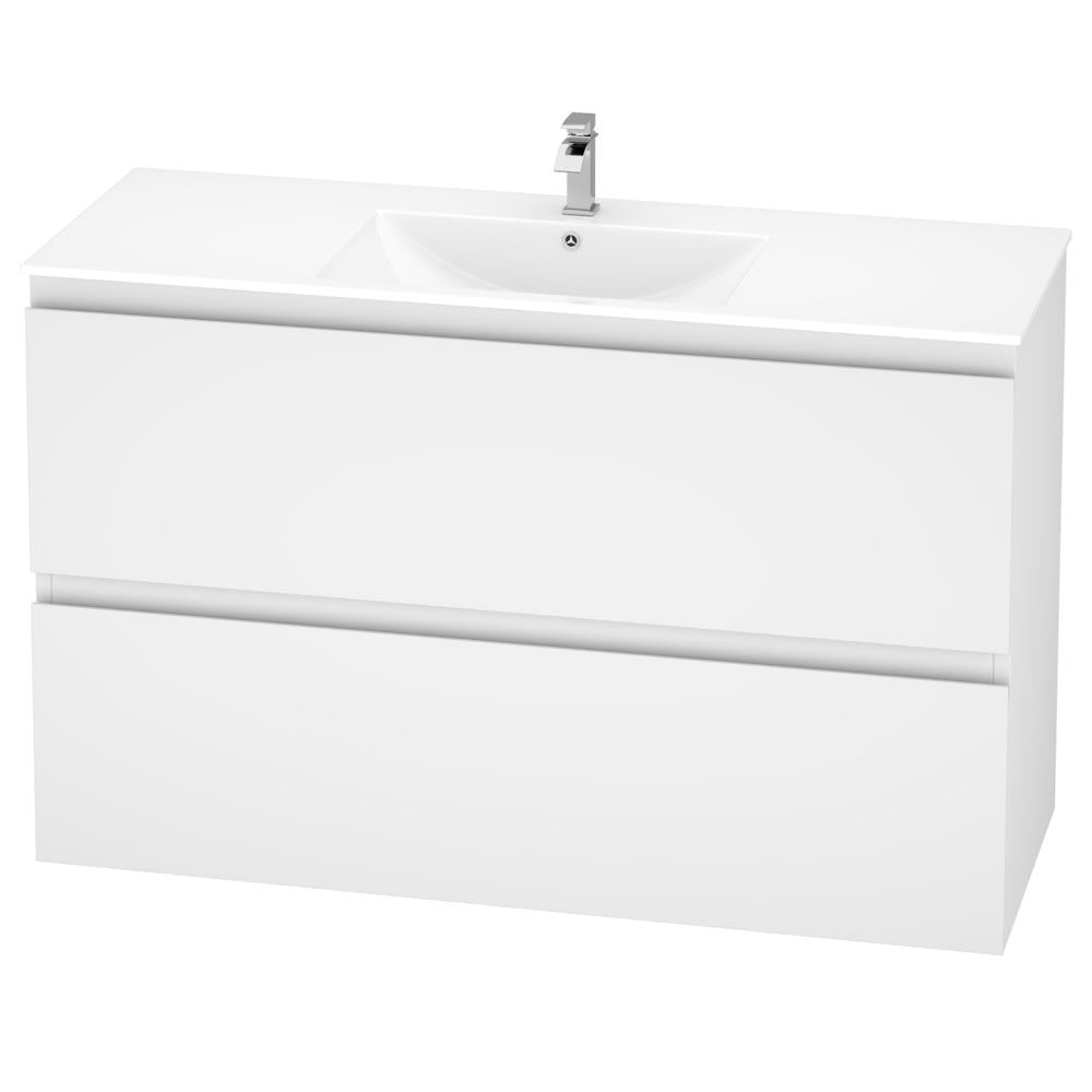Marine 2 Drawer Vanity 120cm PVC Cabinet Only – Pilbara Bathroom Warehouse Perth WA