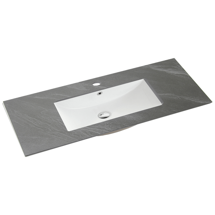 120cm Sintered Stone Vanity Top Single Bowl