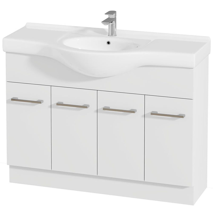Jessica Semi-Recessed 120cm PVC Vanity Cabinet Only – Pilbara Bathroom Warehouse Perth WA