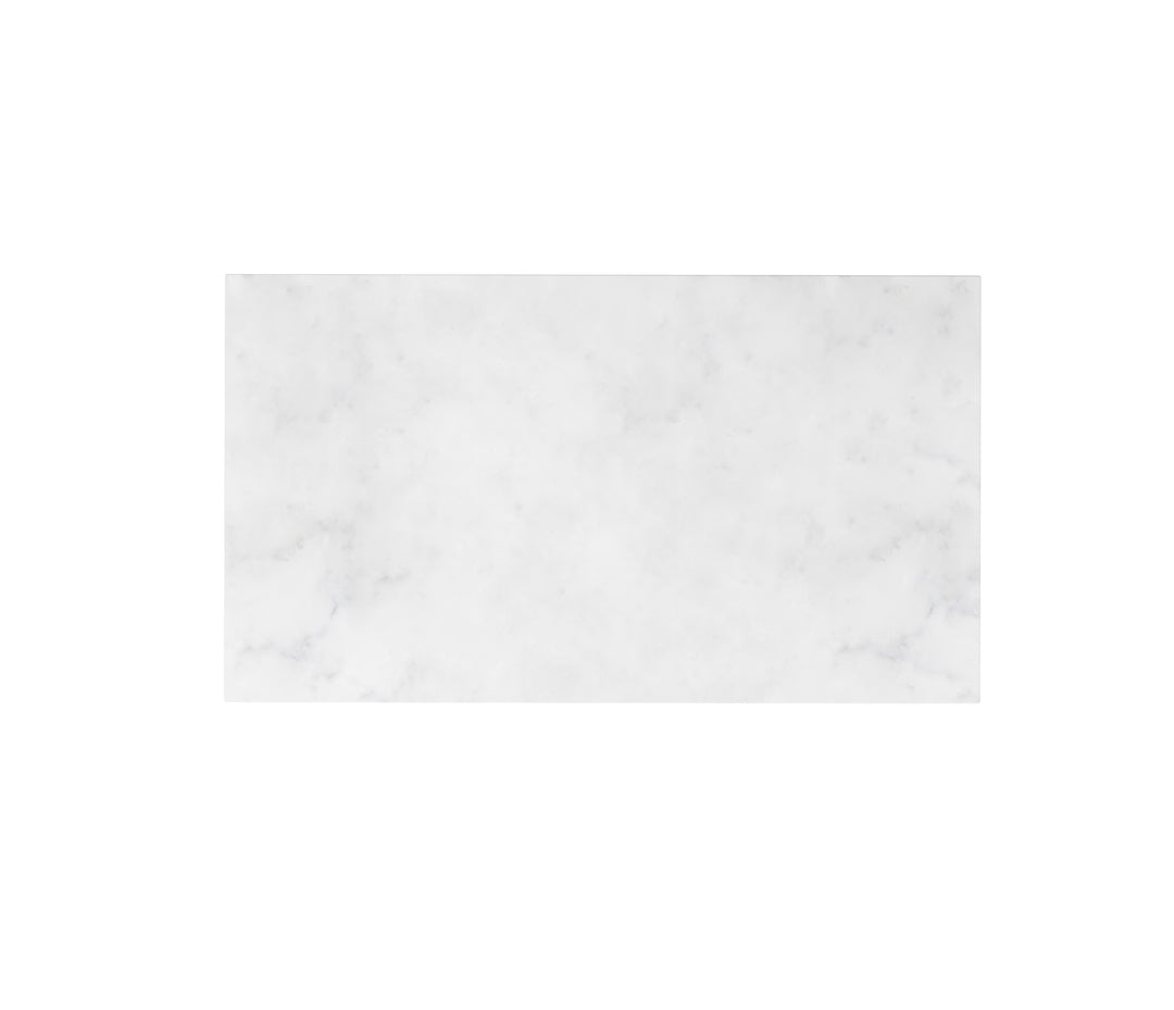 Laundry 1060mm Solid Surface Cloudy Carrara Top - No Hole