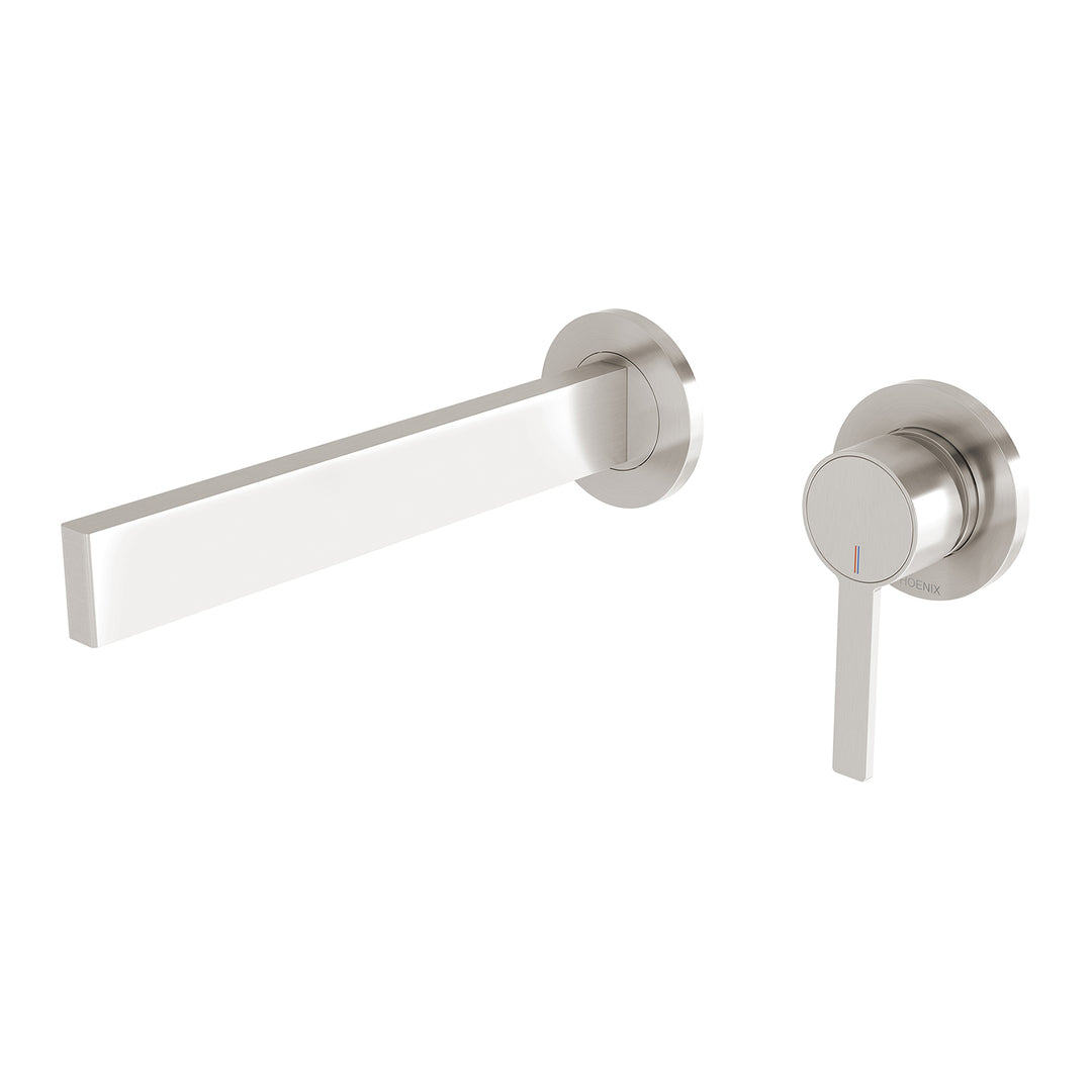 4 Lexi MKII SwitchMix Wall Basin Mixer Set 200mm Fit-Off Kit , Mixers – Pilbara Bathroom Warehouse