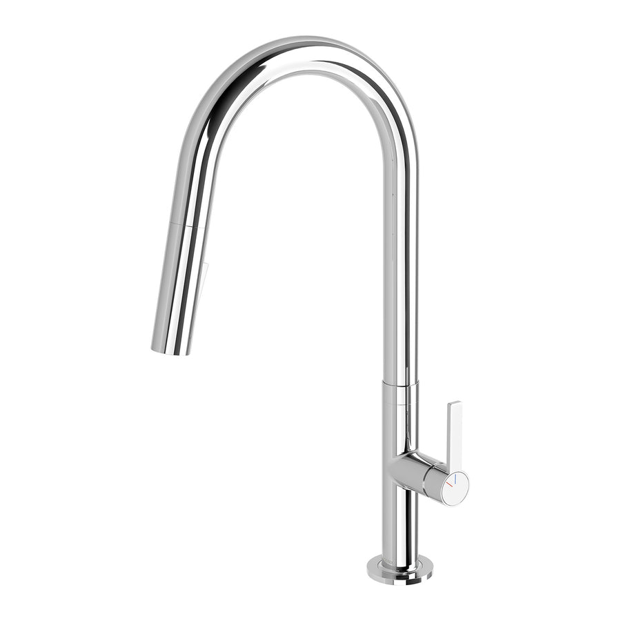 1 Lexi MKII Pull Out Sink Mixer 200mm, Mixers – Pilbara Bathroom Warehouse